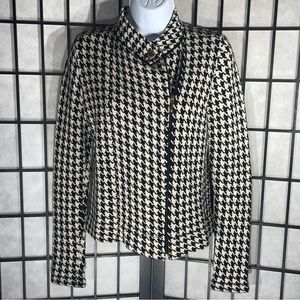 Chaps ladies, houndstooth jacket, size small